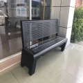 Panel solar asiento al aire libre