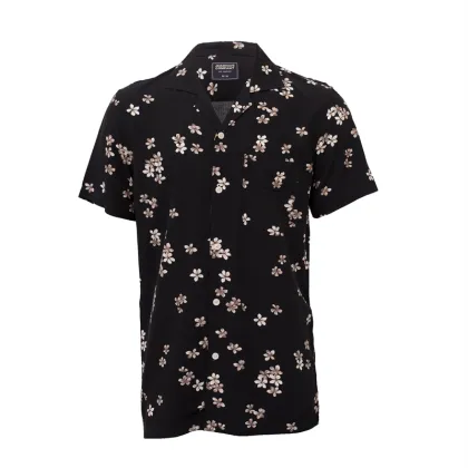 Men's Digital Print Hawaiian Casual Shirt