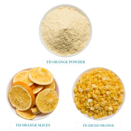 Solid Tea Drinks Fruit Tea Bags Orange Freeze Dried Diced Orange