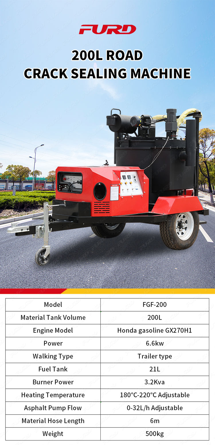 asphalt crack repair machine