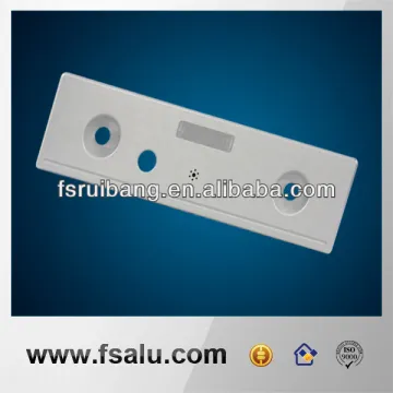 cnc machined anodized part aluminium sheet faceplate