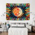 Forest Mountain Psychedelic Hippy Witchcraft Tapestry Tapestry