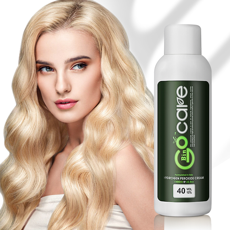 Gocare Private Label Peroxide Hydrogen Oxidant Cream Professional Hair Developer With Argan Oil