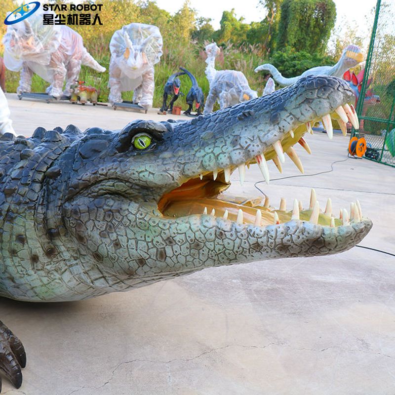 animatronic crocodile