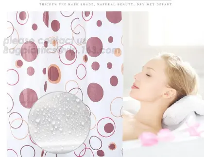 hotel shower curtain, Bathroom Use Decorative Bath Curtain, pvc home goods shower curtains