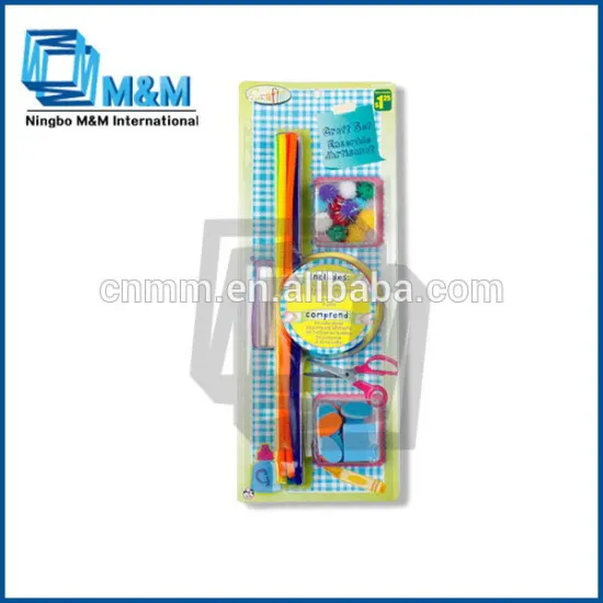 Chenille Craft Set Eva Flowers