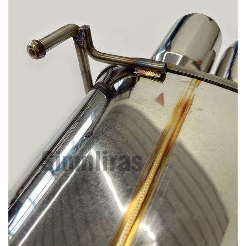 Leistung 304 Edelstahl Catback Doppeler Auspuff für 22-24 Subaru WRX