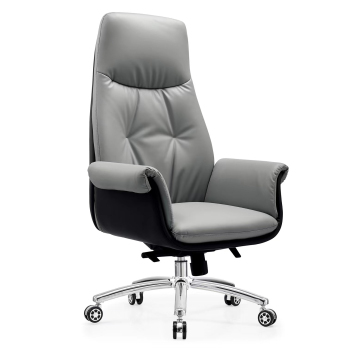Custom Foshan PU Leather Executive Office Chair with Swivel and Ergonomic Features