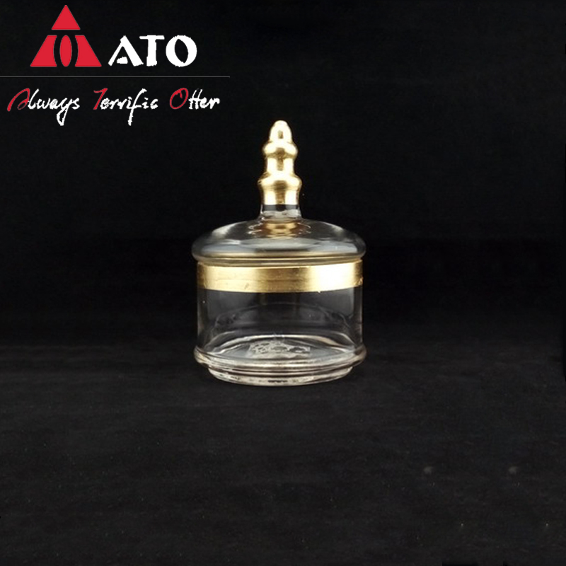 Cleart Optic Candy Jar con contenitore Golden RIM