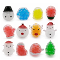 Squeeze toys Christmas element bead ball