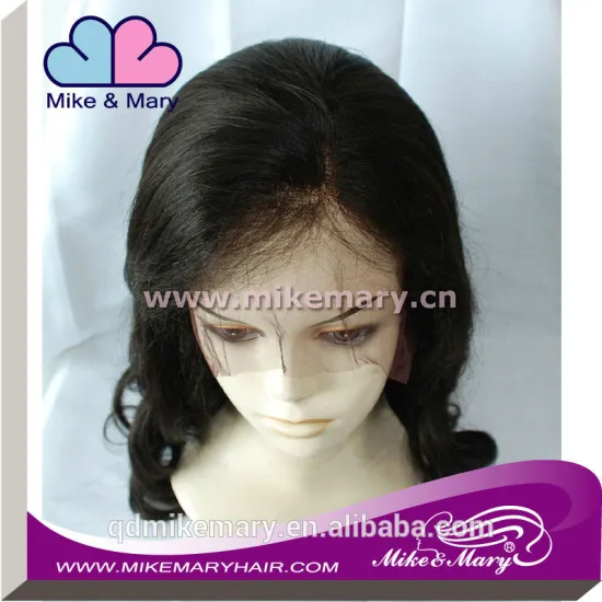 Indian Remy Hair Glueless Black Waving Hair Wig Price For Women