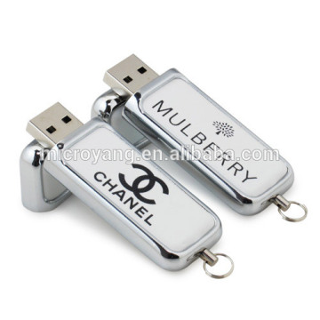 Perfect corporate Gift Leather Pen Drive Logo Stamp for christmas