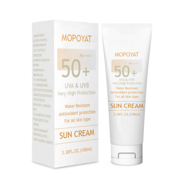 Private Label SPF 50 Sunblock with Whitening and Moisturizing Sunscreen Cream