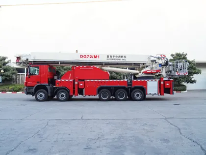 Chinese Famous 72m Firefighting Truck with Platform: An Emergency Fire Truck