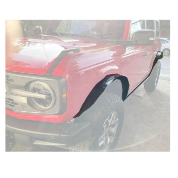 Slim Front Rear Wheel Lip Anti Mud Protector Fender Flare Accessories for 2/4 Doors Wheel Arches Bronco 2021-2023