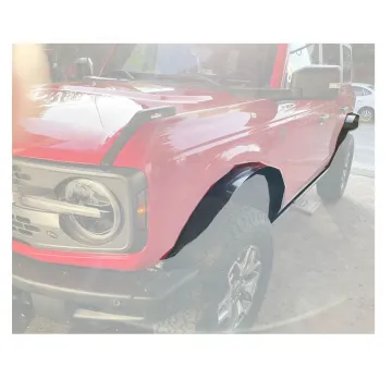 Slim Front Rear Wheel Lip Anti Mud Protector Fender Flare Accessories for 2/4 Doors Wheel Arches Bronco 2021-2023