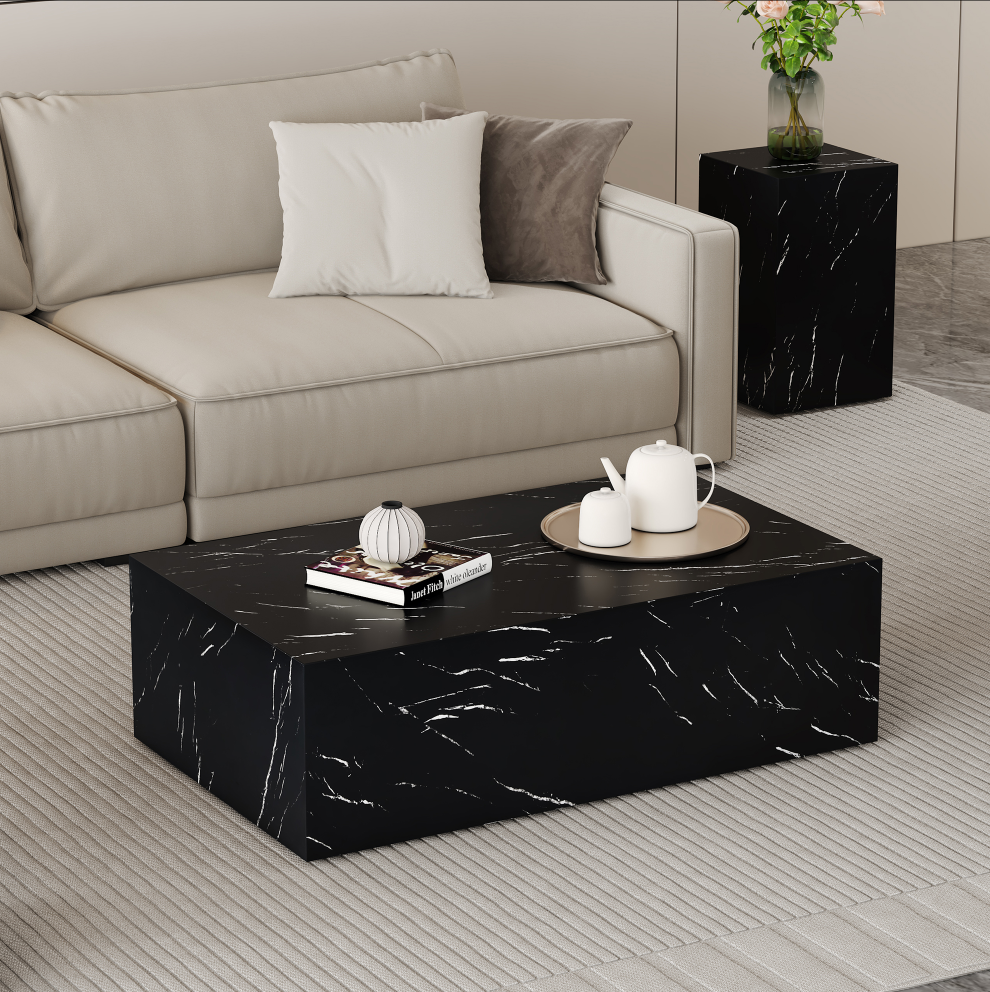 Wooden Panel Coffee Table Home Decor
