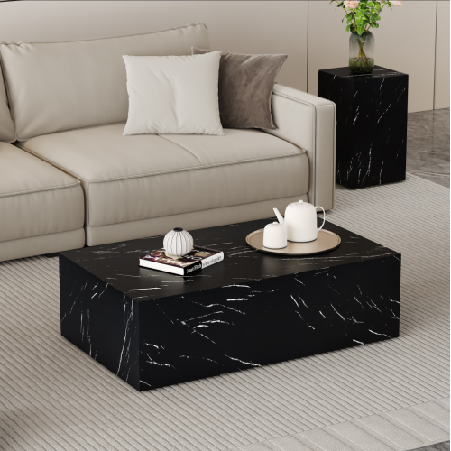 Elegant Square Coffee Table in Modern Nordic Style
