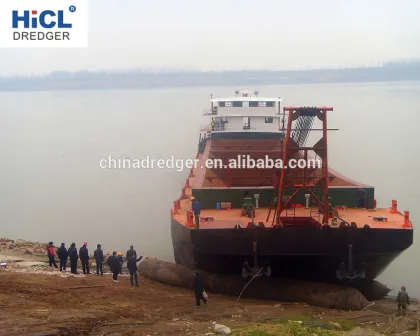 China HICL Dredger Shipyard 300t River Sand Barge with CCS Certificate