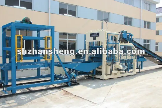 Fully automatic shanghai QT4-15 Cement small brick machine
