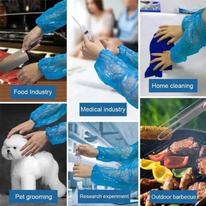 Hot Sale Waterproof Long Disposable Arm Sleeve Cover - Plastic Pe