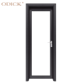 Modern aluminum extra narrow frame interior bathroom door