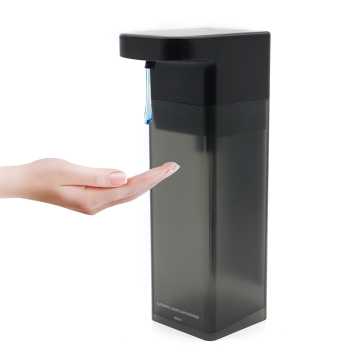 Black Matte Automatic Liquid Soap Dispenser - 400ml Capacity