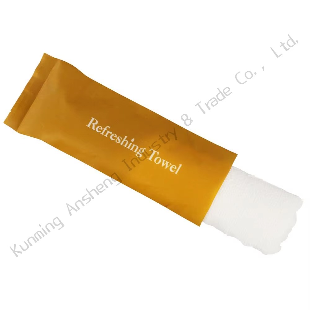 100% cotton wet towel roll