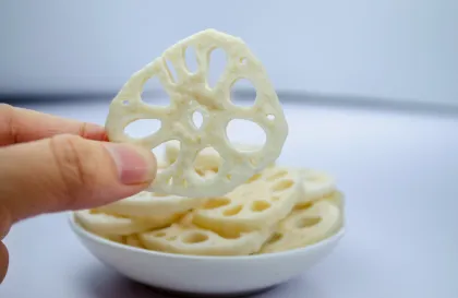 Wholesale Fresh Lotus Root Slices: Crisp, Sweet, and Perfect Raw Vegetables Chips