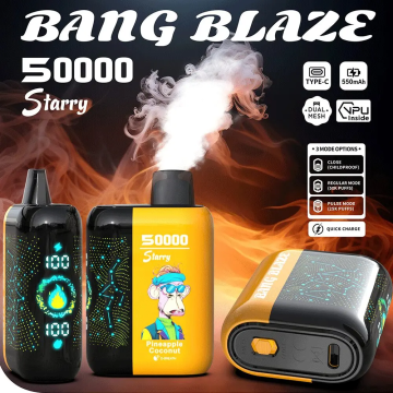 LED Screen Disposable Vape Bang Blaze 50000 Puffs