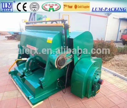 Paper Die Cutting Machine / Carton Creasing Die Cutting Machine / carton machine CE & ISO9001