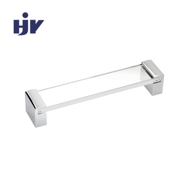 square glass drawer pulls 6"