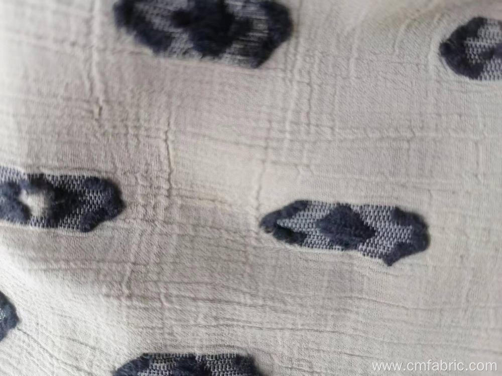 100% Polyester crepe Chiffon swiss dot fabric