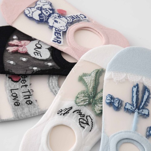 Крыштальны шаўковы нябачныя шкарпэткі