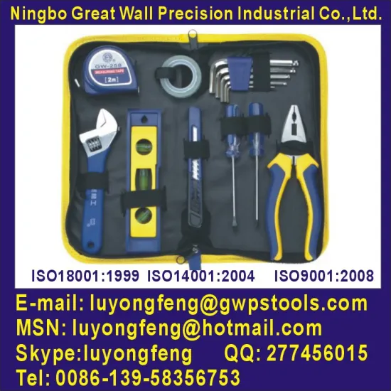 13pcs DIY tool kit in canvas bag