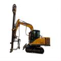 Excavation and conversion hydraulic rock drilling rig