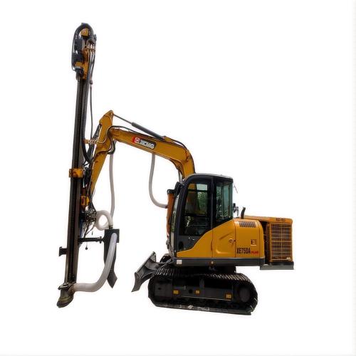 Excavation and conversion hydraulic rock drilling rig