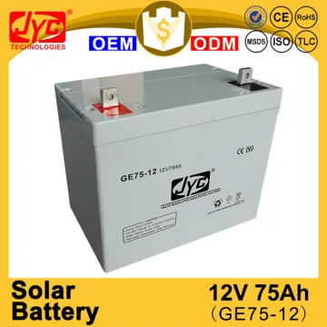 Excellent quality 12v 75ah solar battery