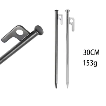 30CM Heavy Duty Metal Tent Pegs - Hot Selling Camping Stakes