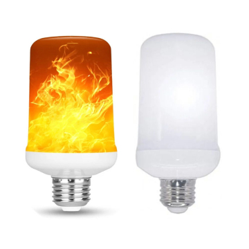 E27 Smart LED BULBS ที่มีเอฟเฟกต์เปลวไฟสำหรับการตกแต่งคริสต์มาสและวันฮาโลวีน