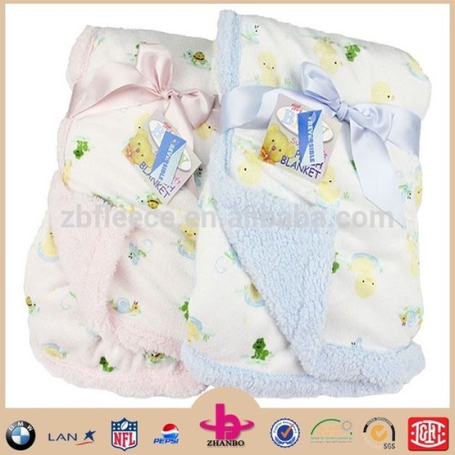 100%Polyester double-ply baby blanket