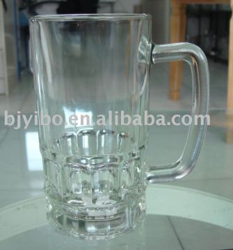 Glass beer mug