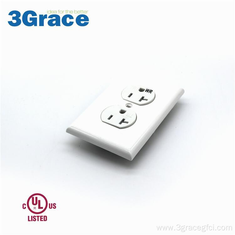 20A Self Grounding Duplex wall Receptacle