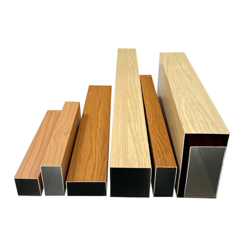 Architectural Aluminum Profiles Wood Grain Aluminum Profile Factory