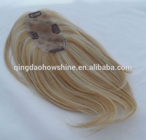 Prompt Shipment Brazilian Blonde Highlight Human Hair Toupee