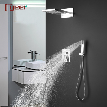 Fyeer 3 Funktionen verbergen die Wandniederdusche mit Wasserfall