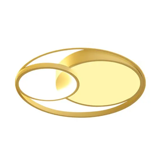 INSHINE Metal Round Gold Ceiling Light