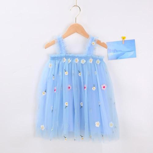 Girls Clothes Summer Flower Dress for Baby and Kids Supplier