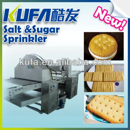 Salt &sugar sprinkle machines for making biscuit