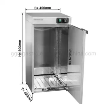 Hotel Restaurant Machines Plate Warmer Carts Stainless Steel Plate Warmer Kitchen Equipment